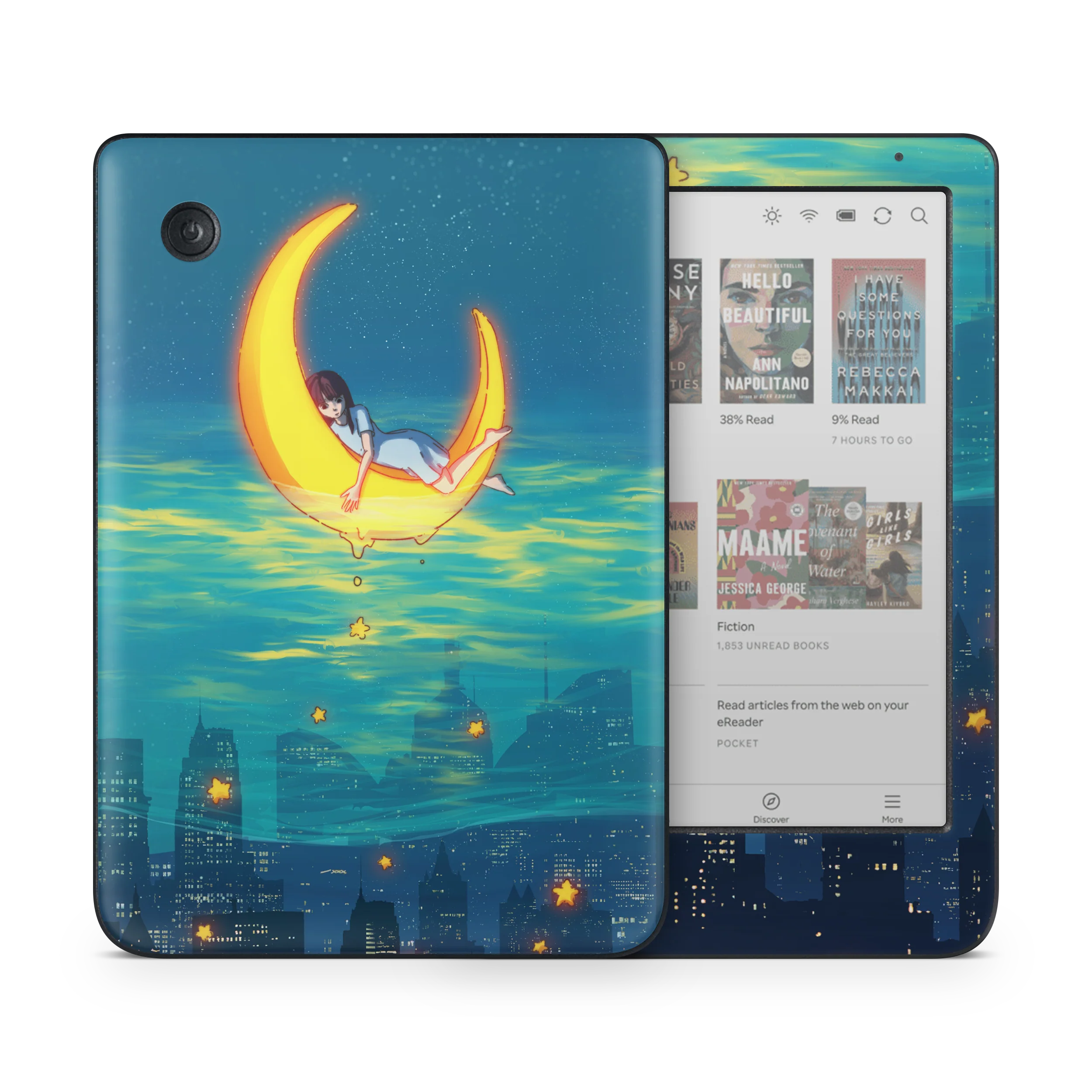 Girl on the Moon Kobo Skin - Image 2