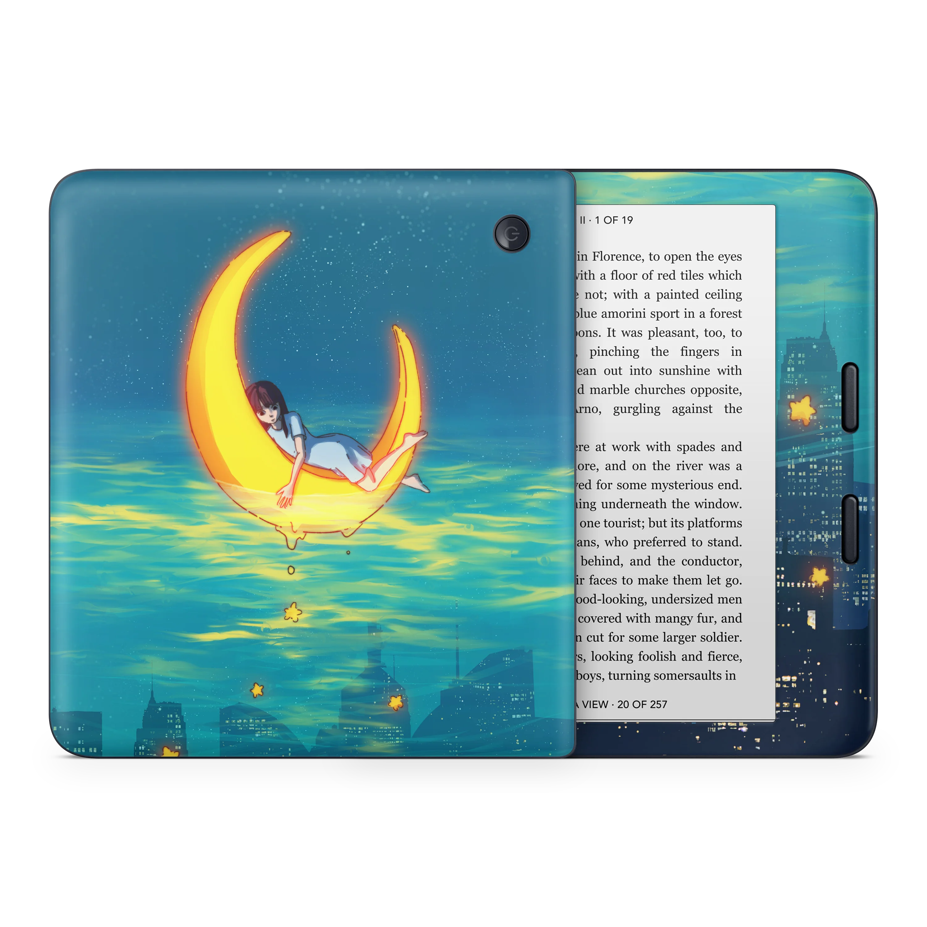 Girl on the Moon Kobo Skin - Image 3