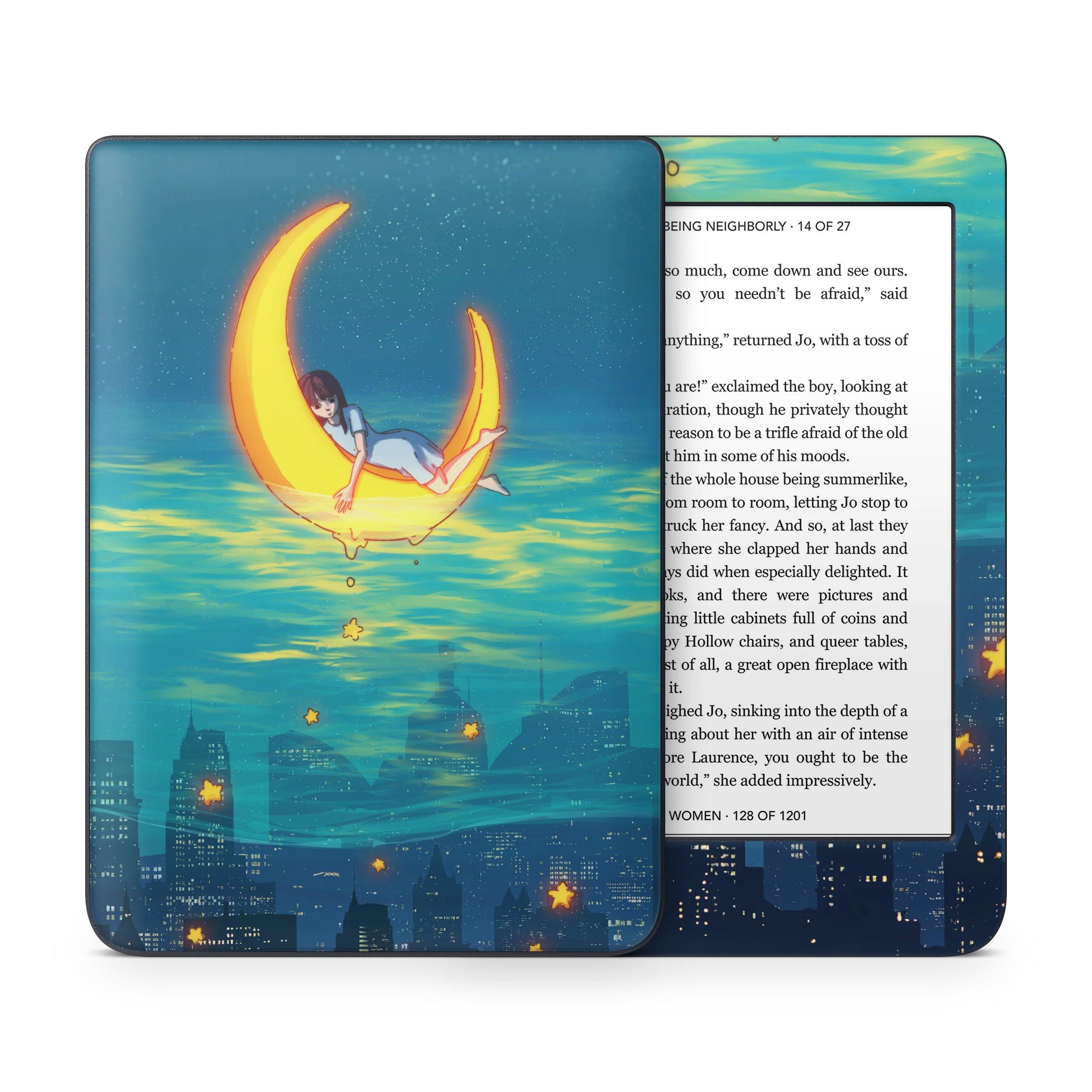 Girl on the Moon Kobo Skin - Image 4
