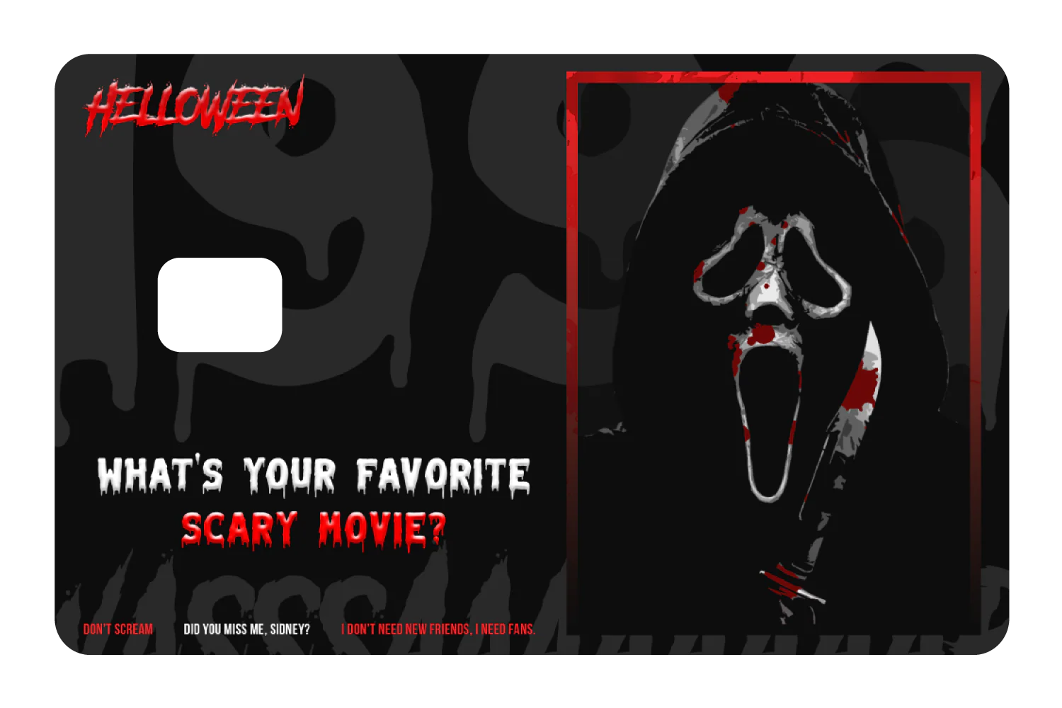 Helloween Ghost Face - Image 2