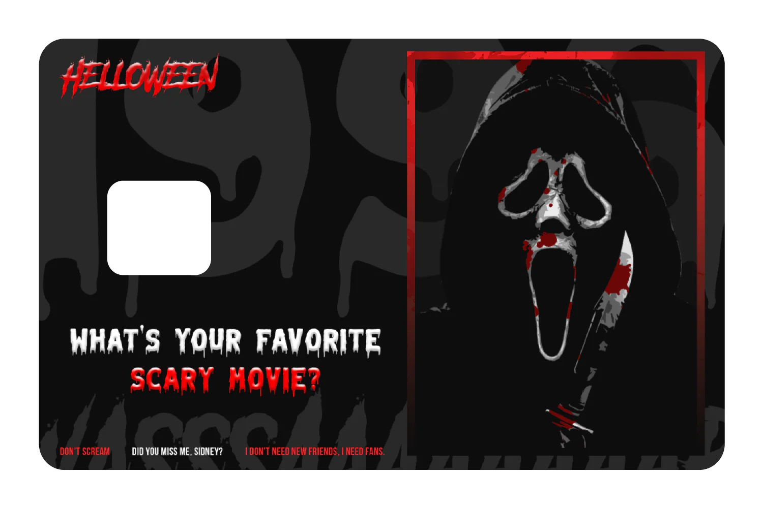 Helloween Ghost Face - Image 3