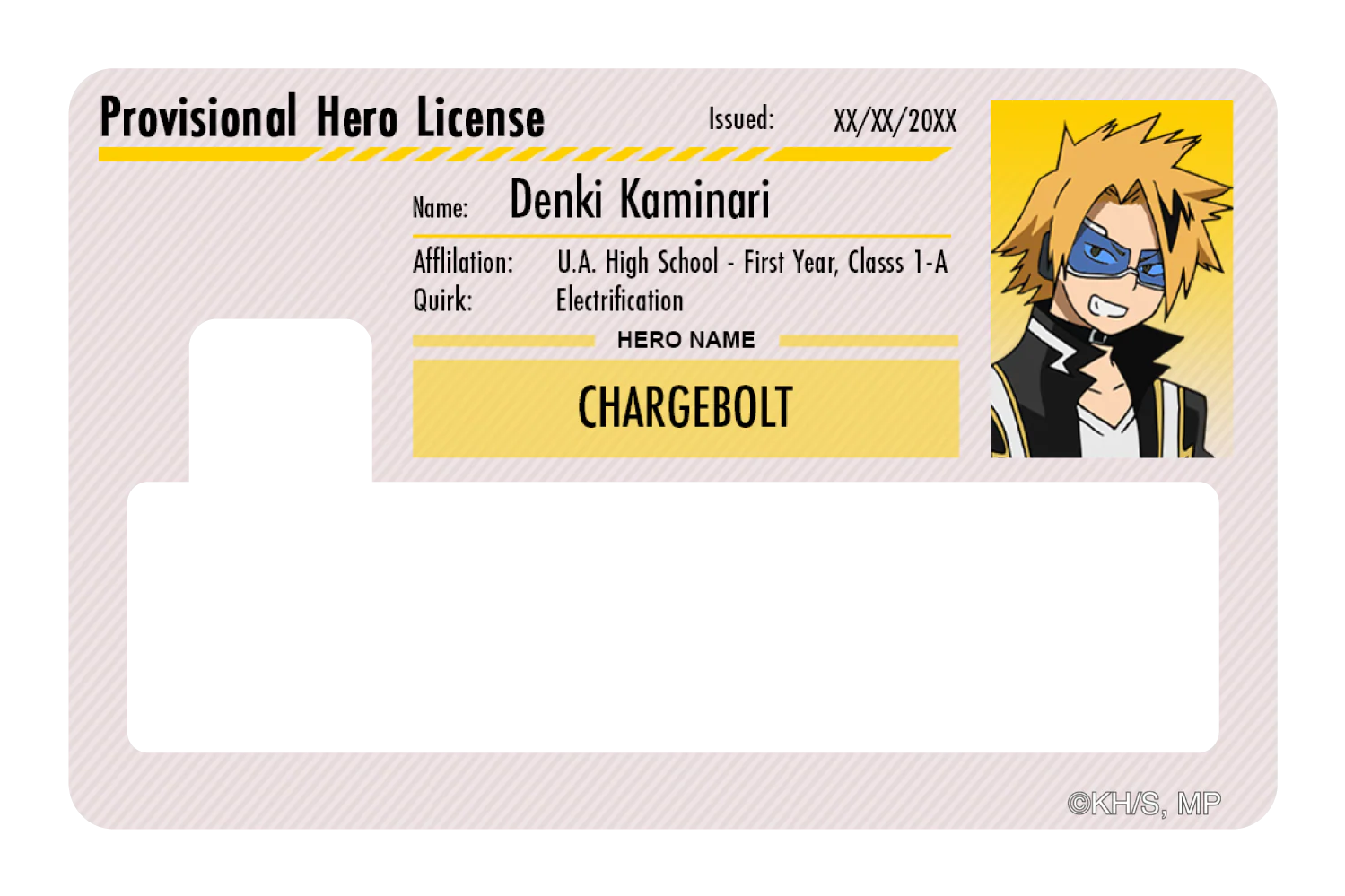 Hero License - Denki Kaminari - Image 4