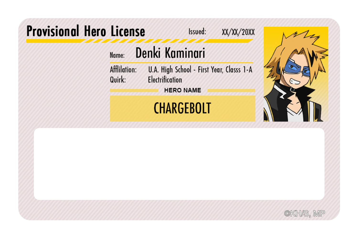Hero License - Denki Kaminari - Image 6