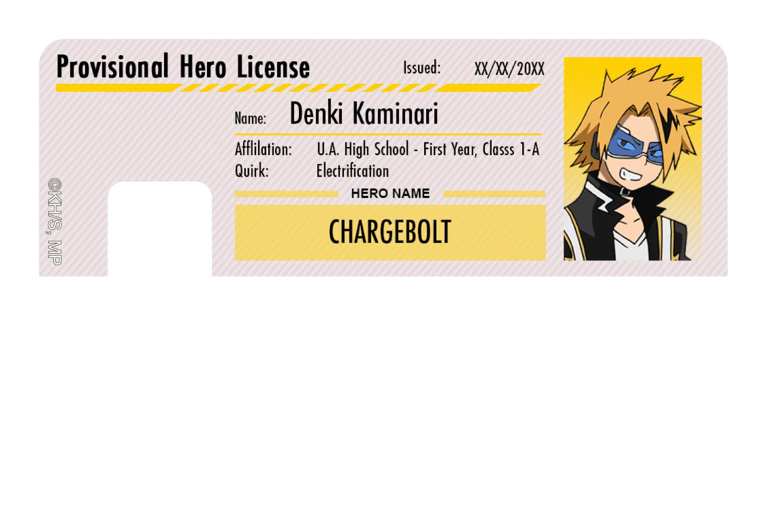 Hero License - Denki Kaminari - Image 7