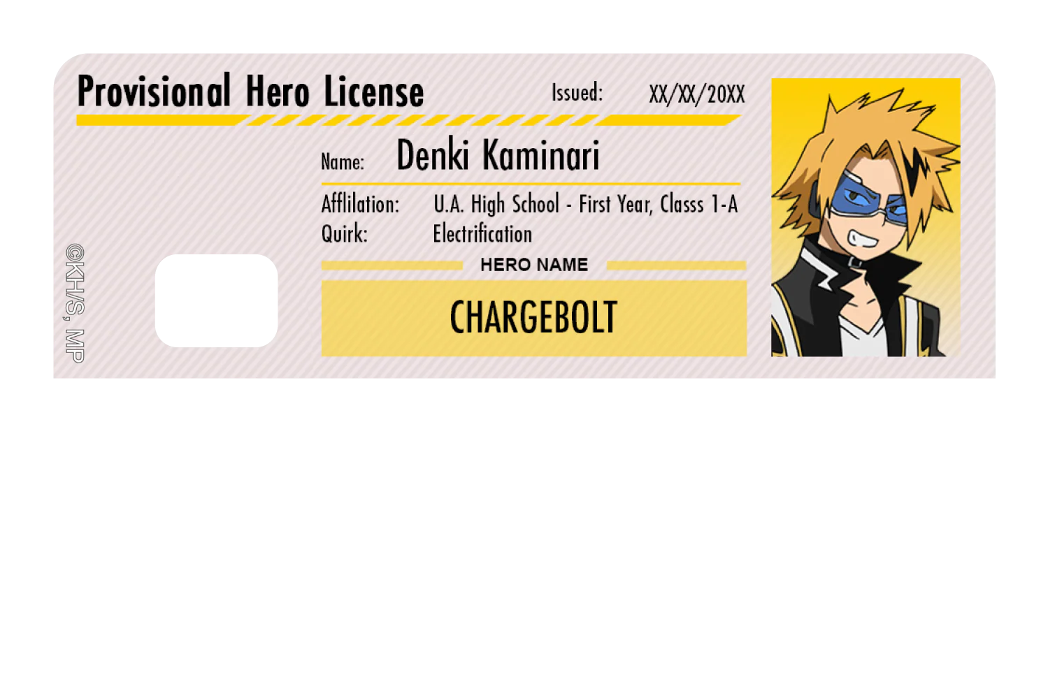 Hero License - Denki Kaminari - Image 8