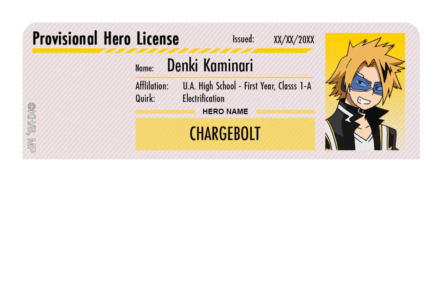Hero License - Denki Kaminari - Image 9