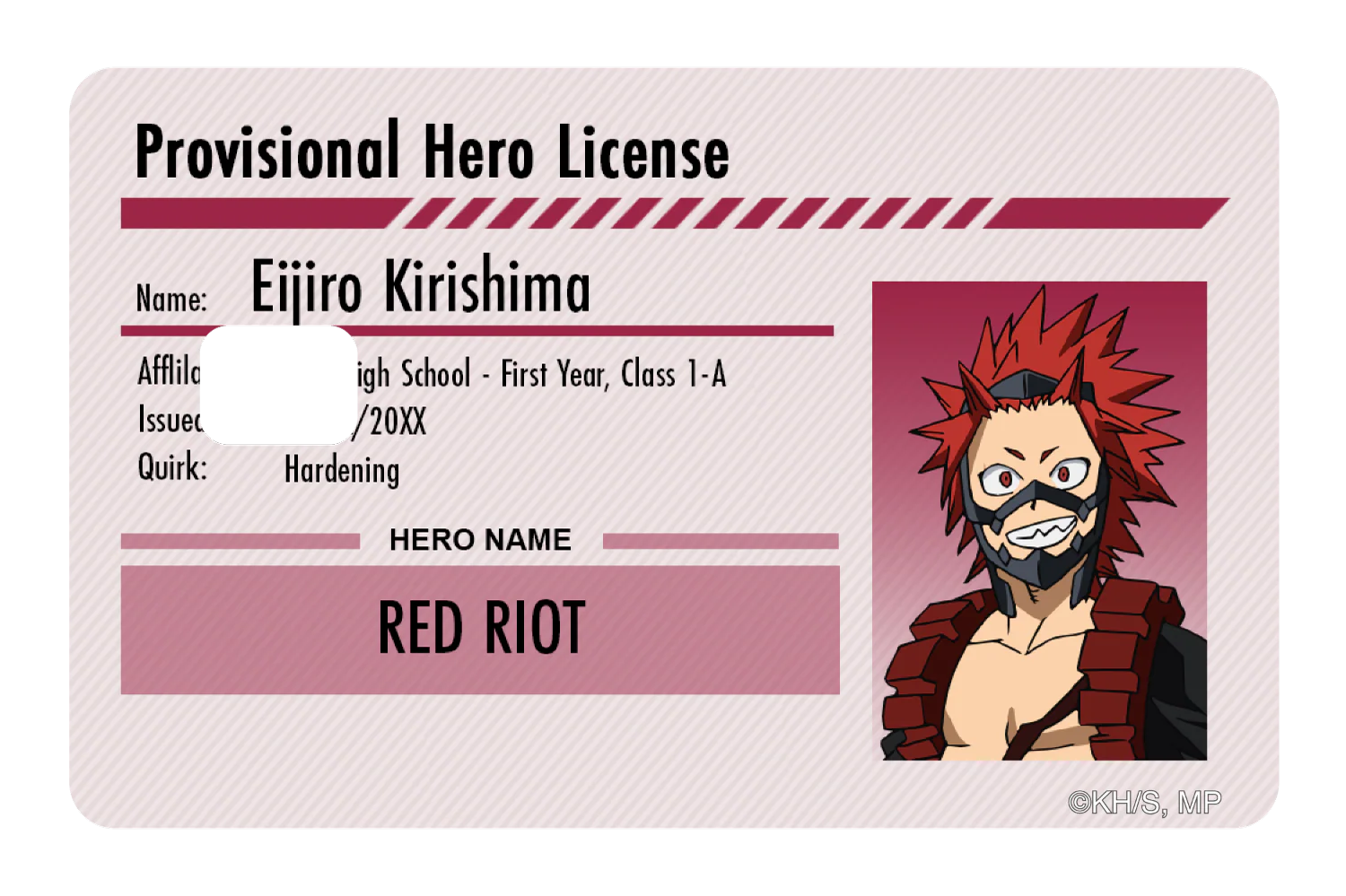 Hero License - Eijiro Kirishima - Image 2