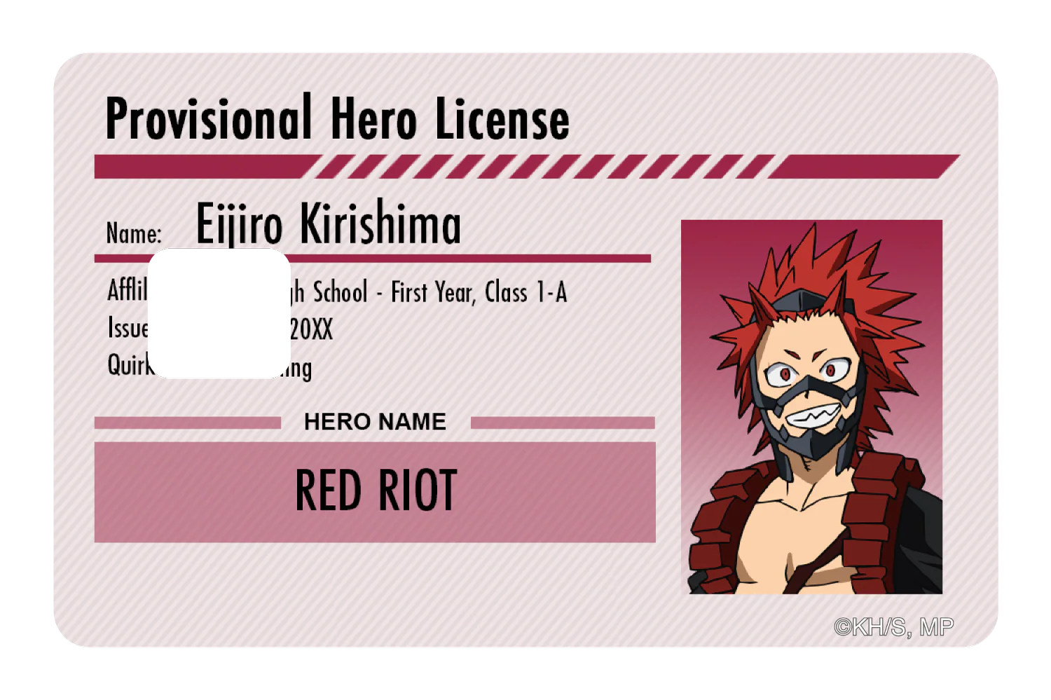 Hero License - Eijiro Kirishima - Image 3