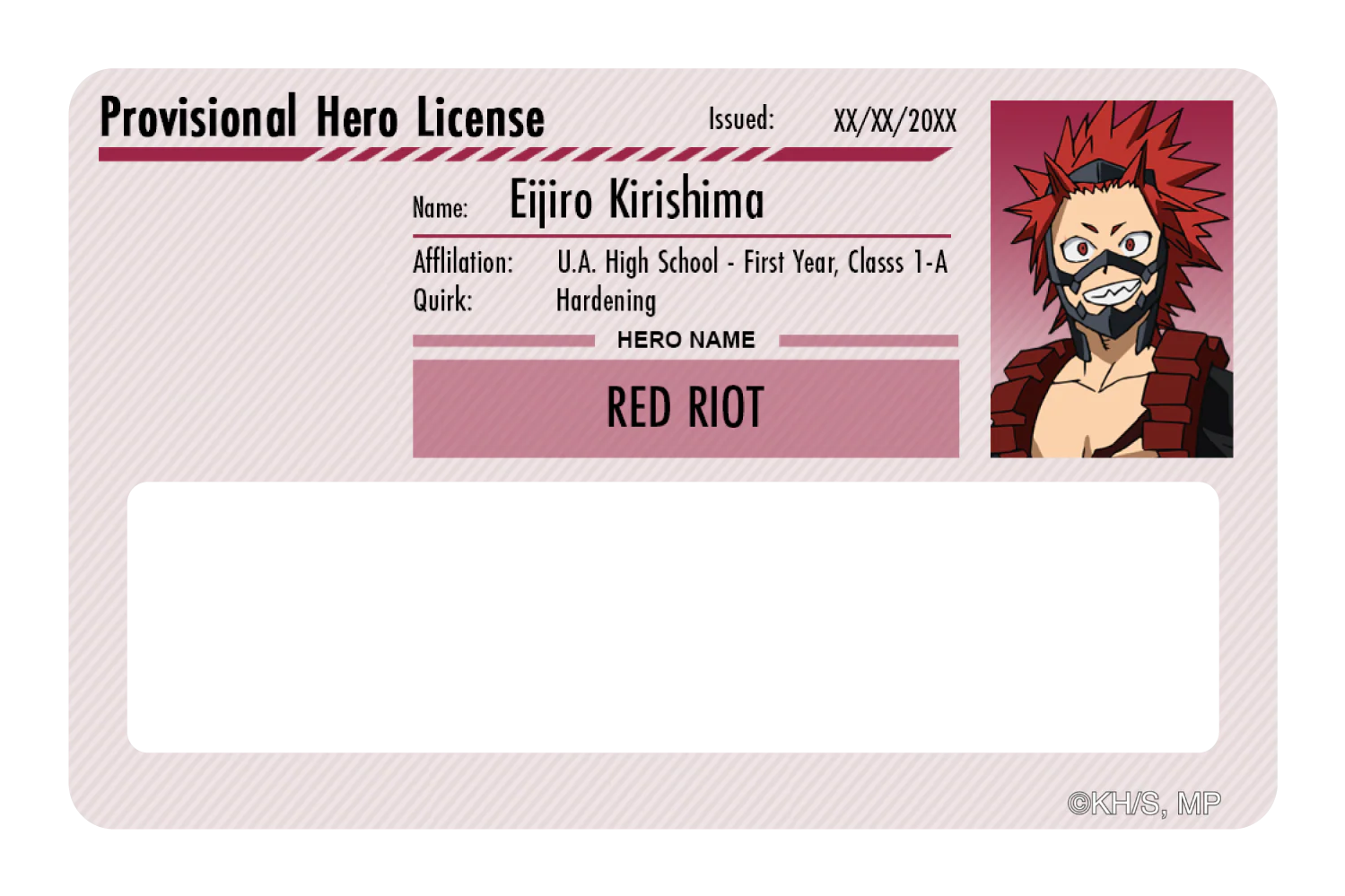 Hero License - Eijiro Kirishima - Image 6