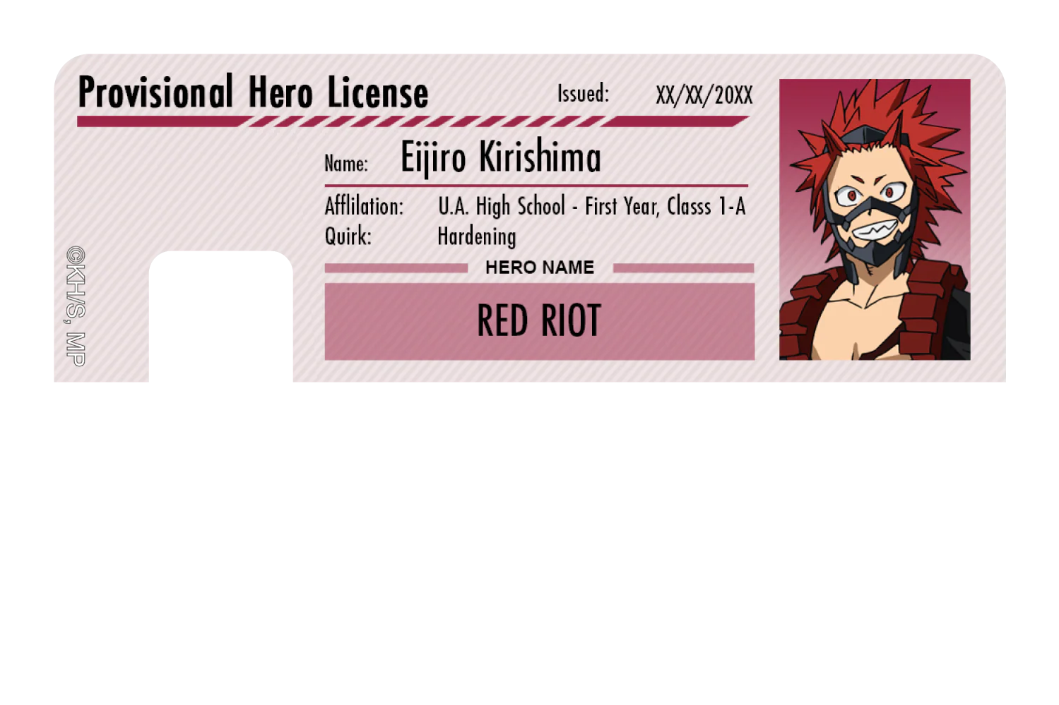 Hero License - Eijiro Kirishima - Image 7