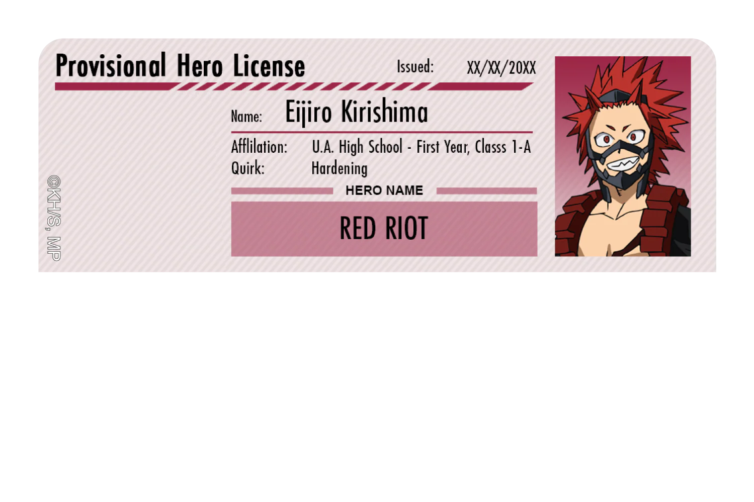 Hero License - Eijiro Kirishima - Image 9