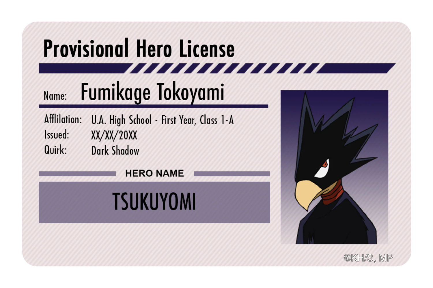 Hero License - Fumikage Tokoyami