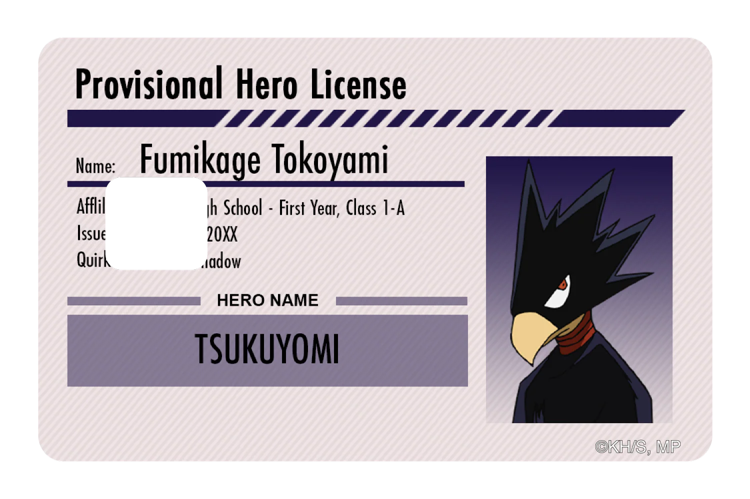 Hero License - Fumikage Tokoyami - Image 3
