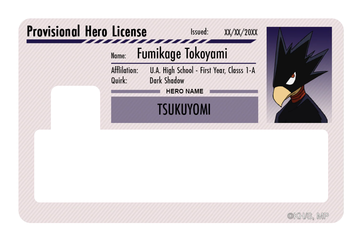 Hero License - Fumikage Tokoyami - Image 4