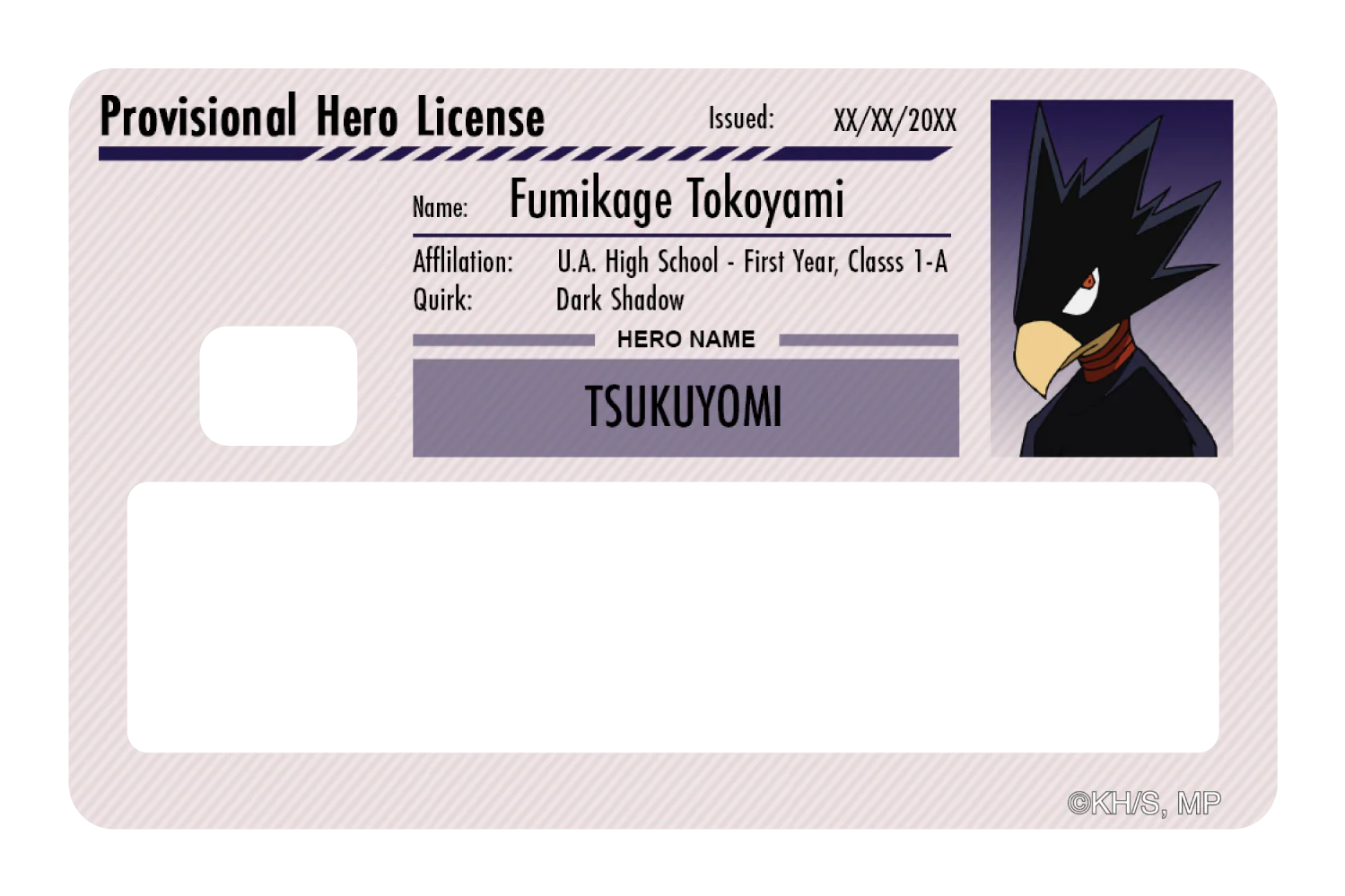 Hero License - Fumikage Tokoyami - Image 5