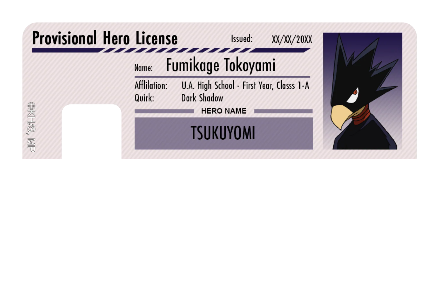 Hero License - Fumikage Tokoyami - Image 7