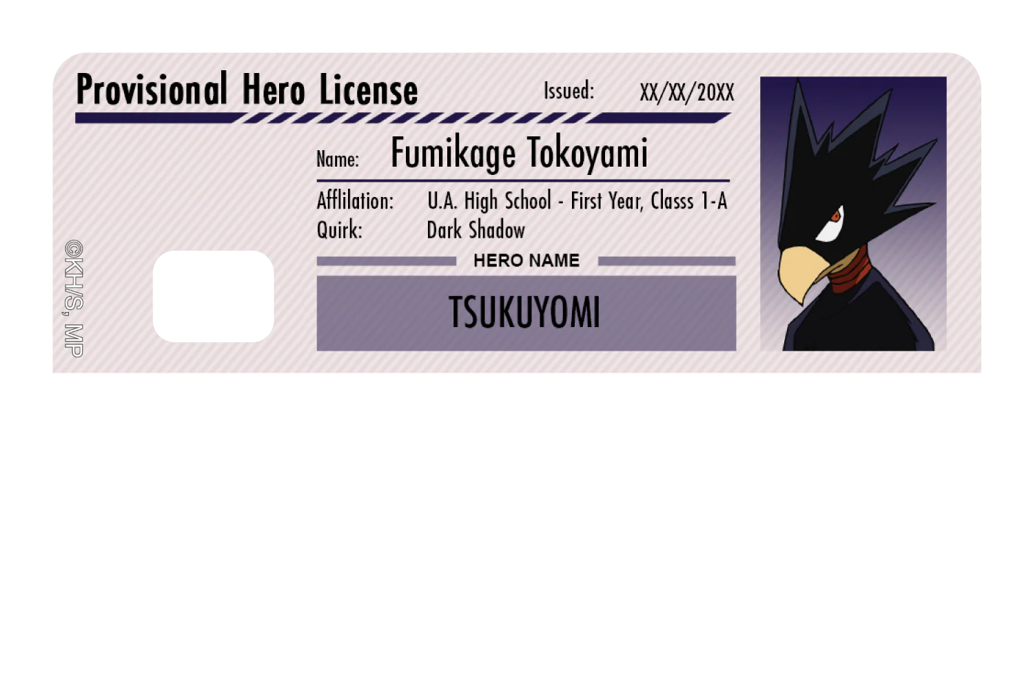 Hero License - Fumikage Tokoyami - Image 8