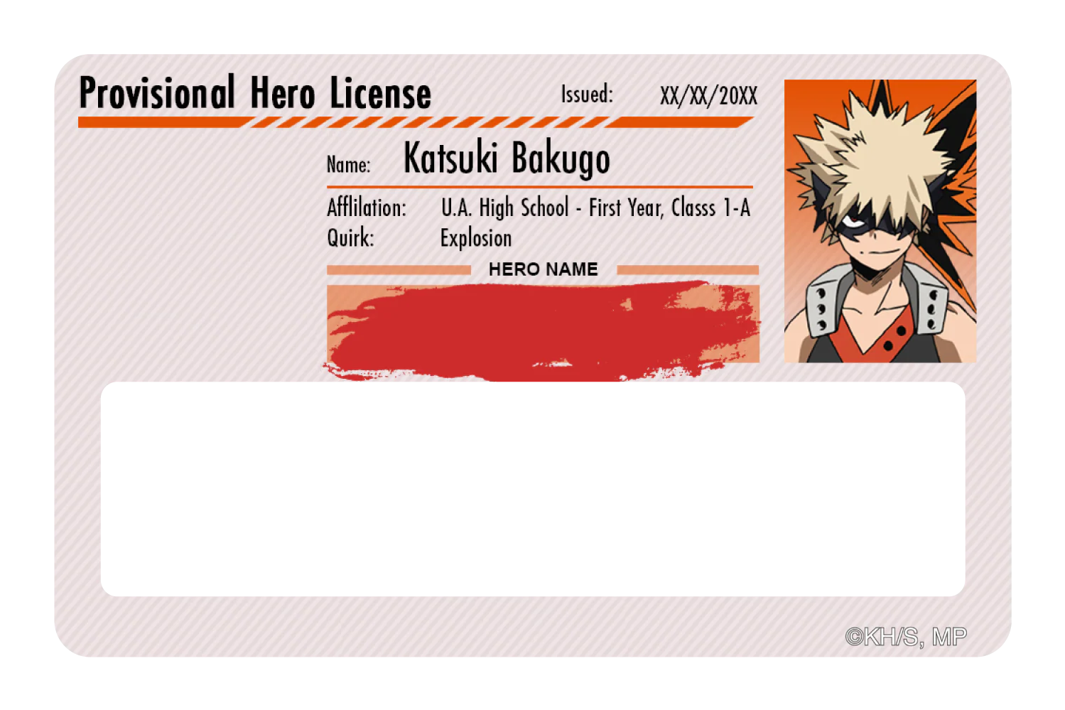 Hero License - Katsuki Bakugo - Image 6