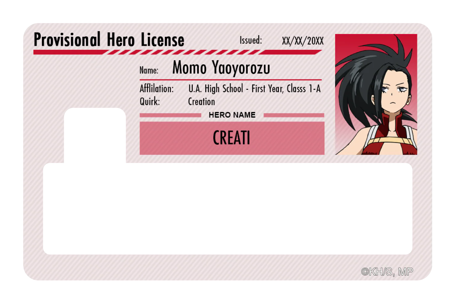 Hero License - Momo Yaoyorozu - Image 4