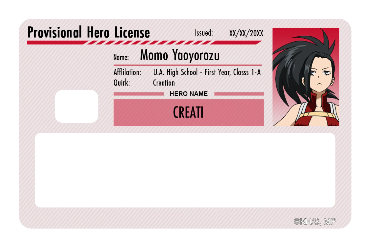 Hero License - Momo Yaoyorozu - Image 5