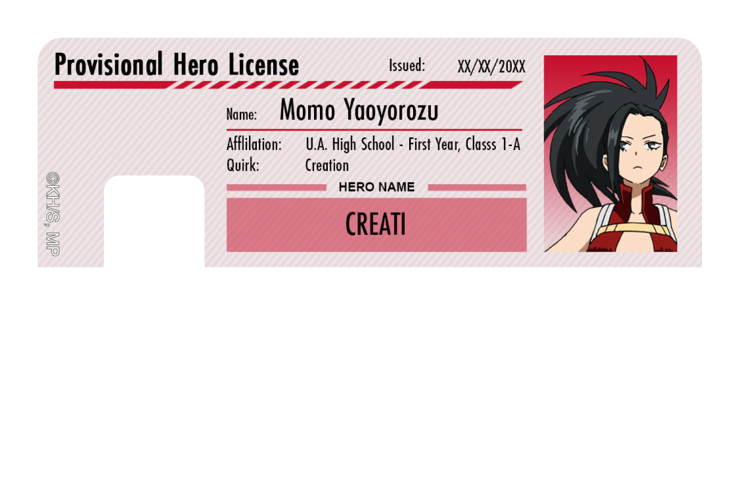 Hero License - Momo Yaoyorozu - Image 7