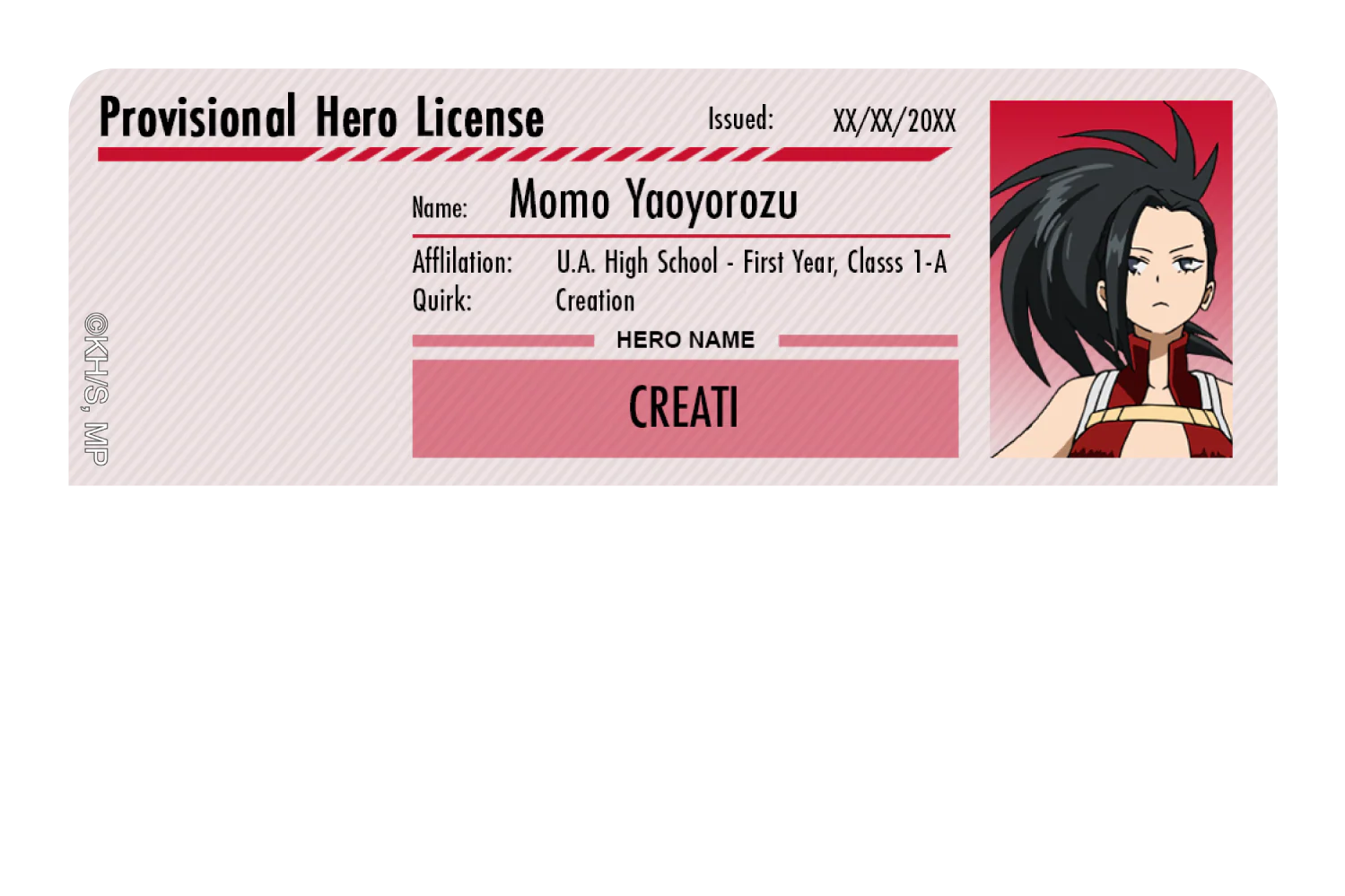 Hero License - Momo Yaoyorozu - Image 9