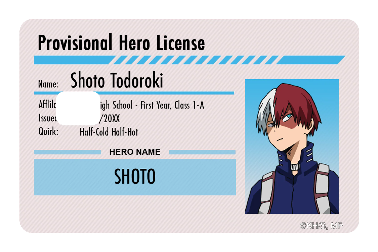 Hero License - Shoto Todoroki - Image 2