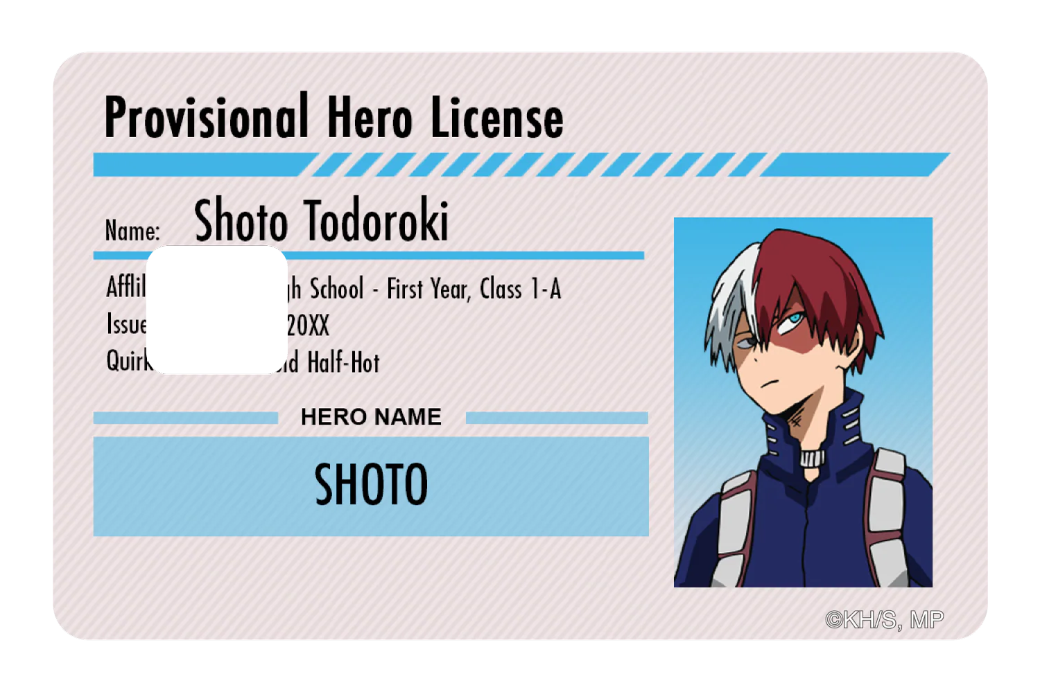Hero License - Shoto Todoroki - Image 3