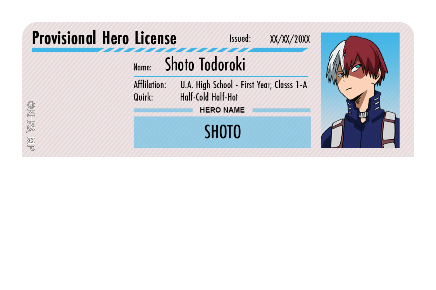 Hero License - Shoto Todoroki - Image 9