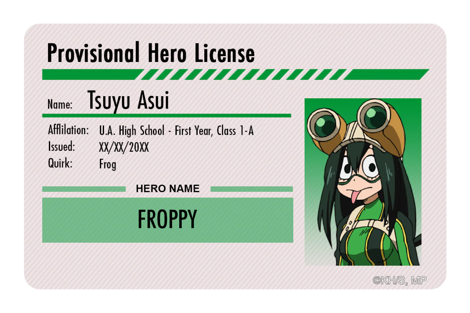 Hero License - Tsuyu Asui