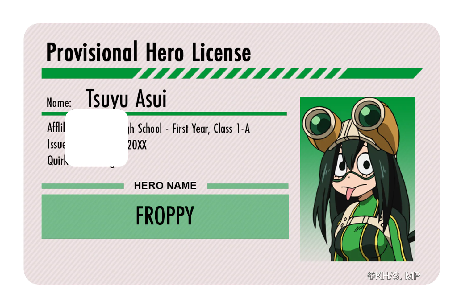 Hero License - Tsuyu Asui - Image 3