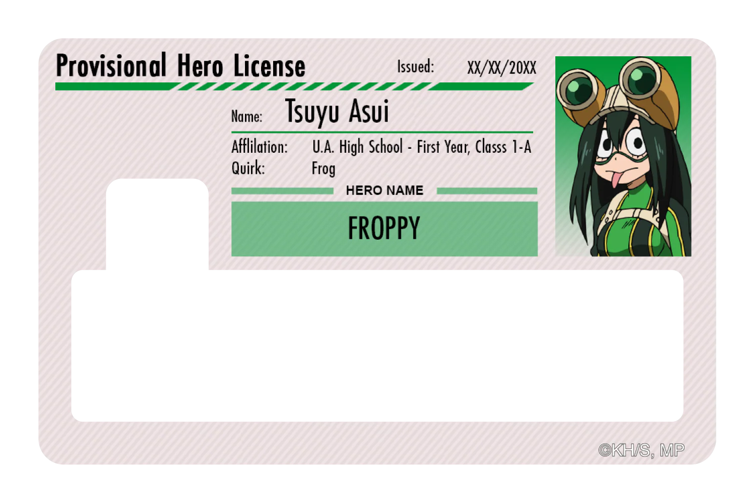 Hero License - Tsuyu Asui - Image 4
