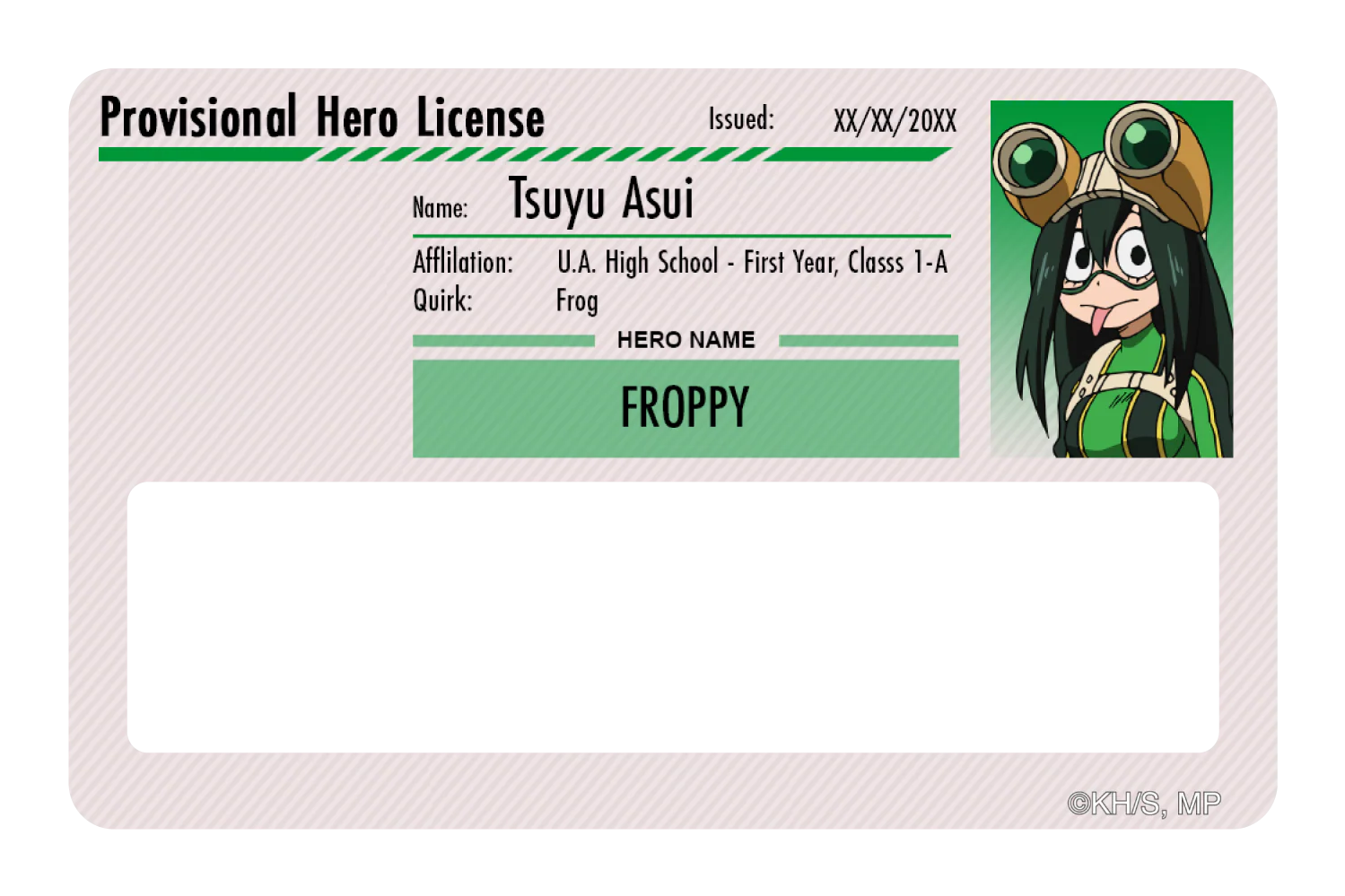 Hero License - Tsuyu Asui - Image 6