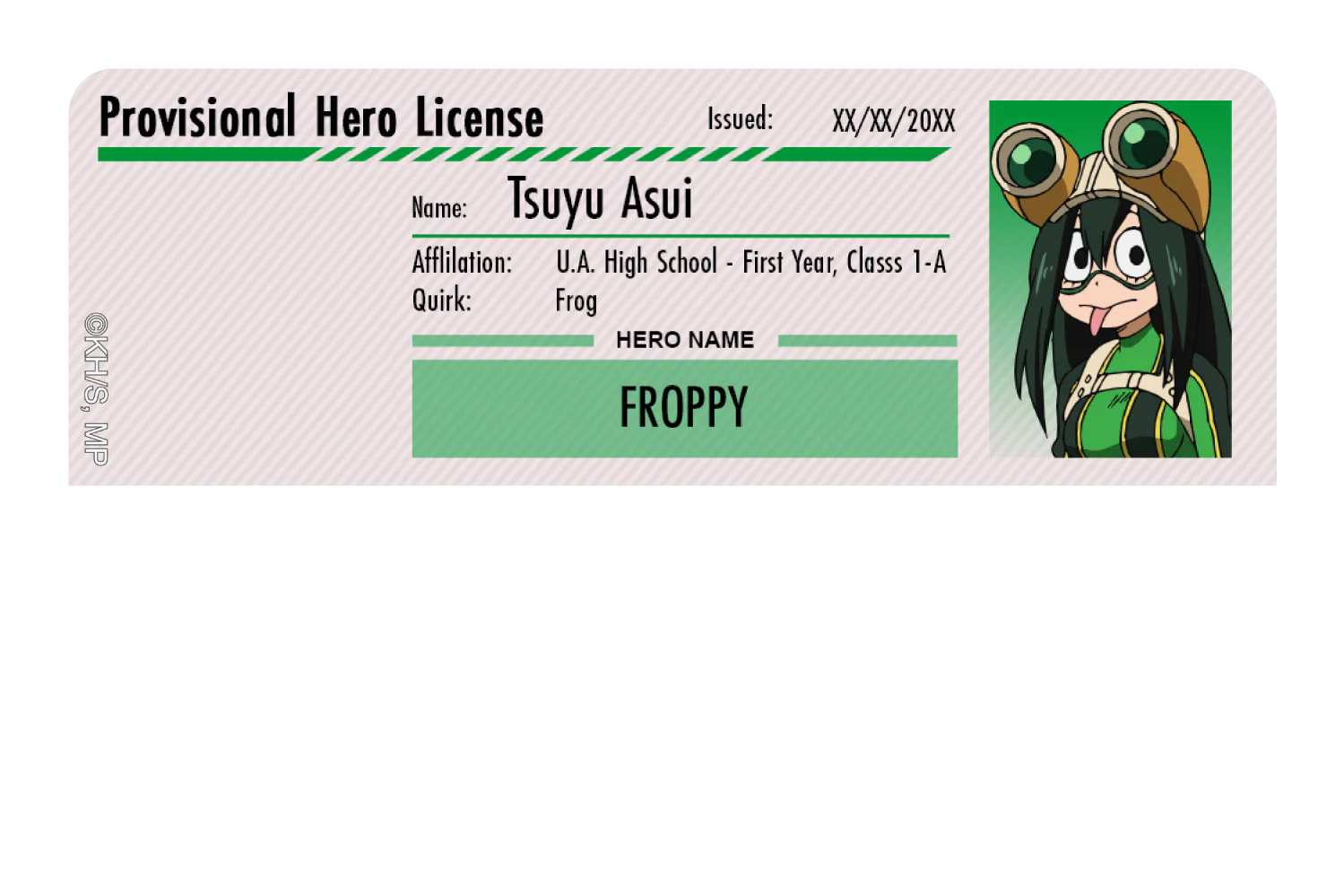 Hero License - Tsuyu Asui - Image 9