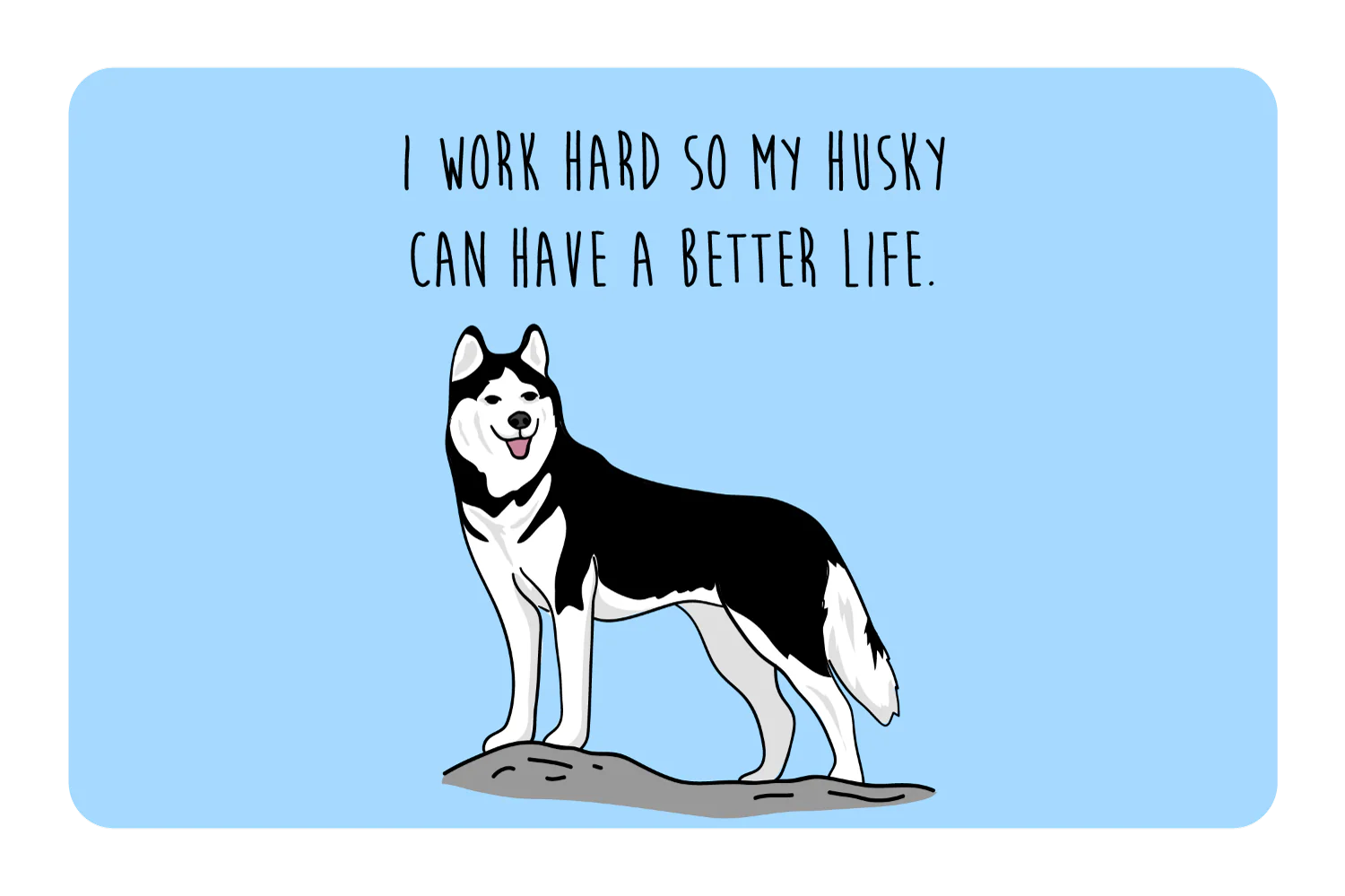 Husky can have a better life
