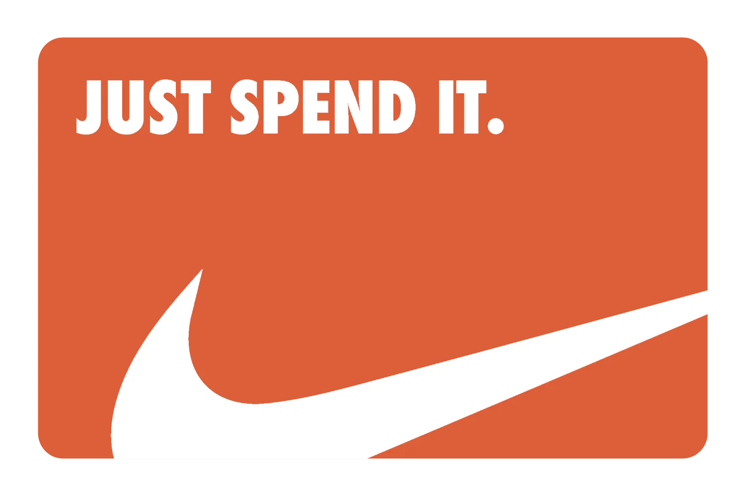 Just Spend It. Orange