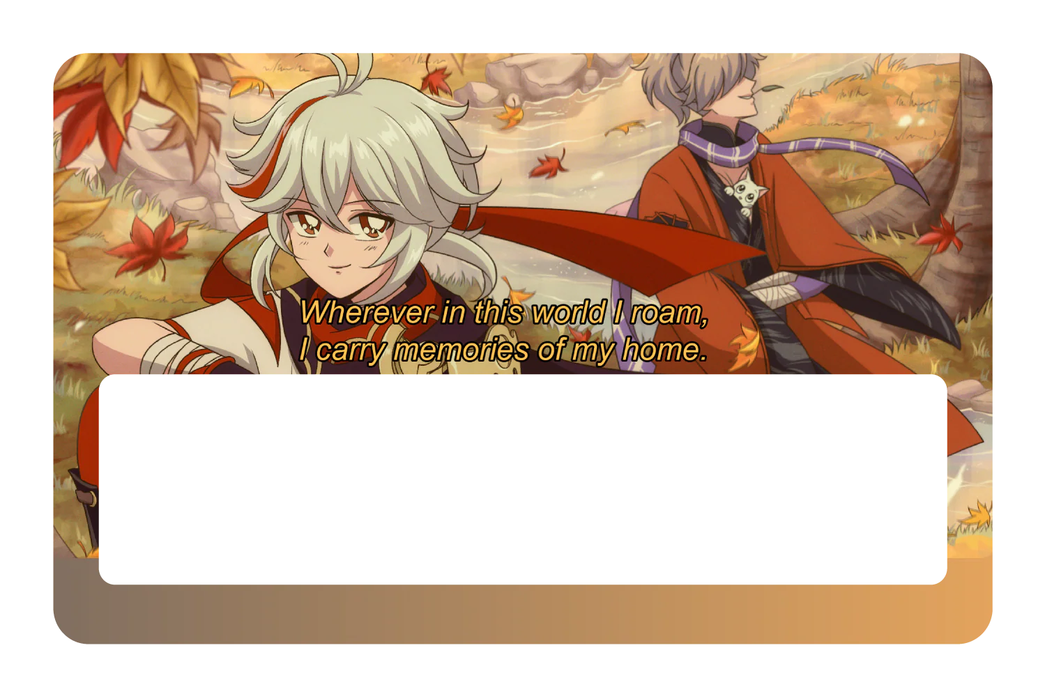 Kazuha - Carrying the memories of home - Image 6