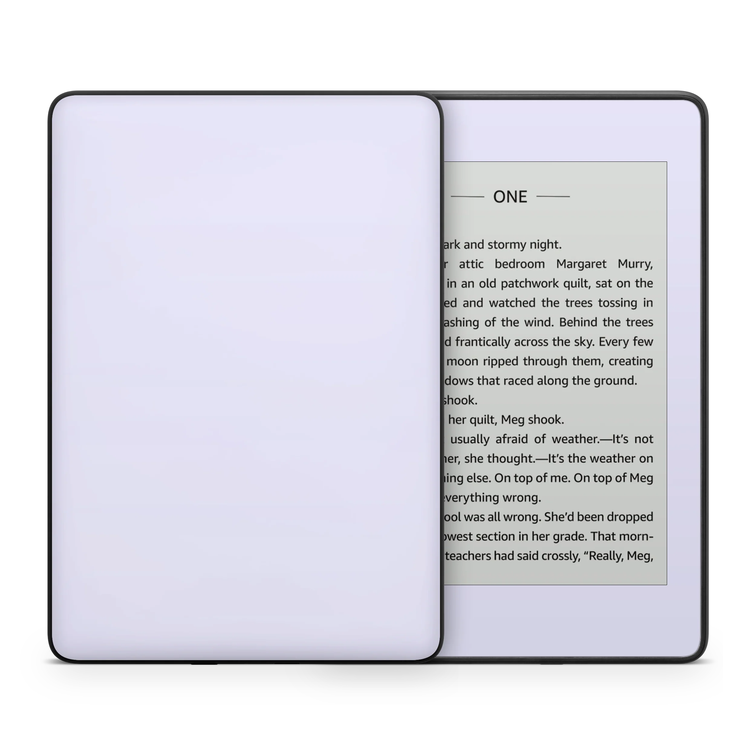 Lavender Kindle eReader Skin - Image 3