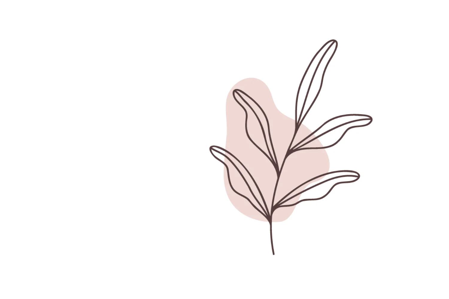 Leaf Doodle Pink - Image 3
