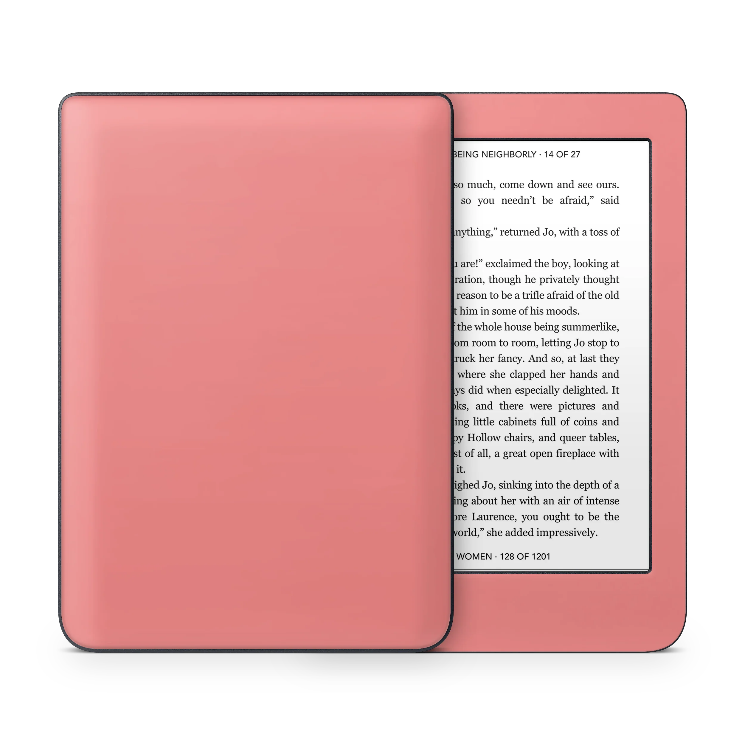 Light Coral Kobo eReader Skin