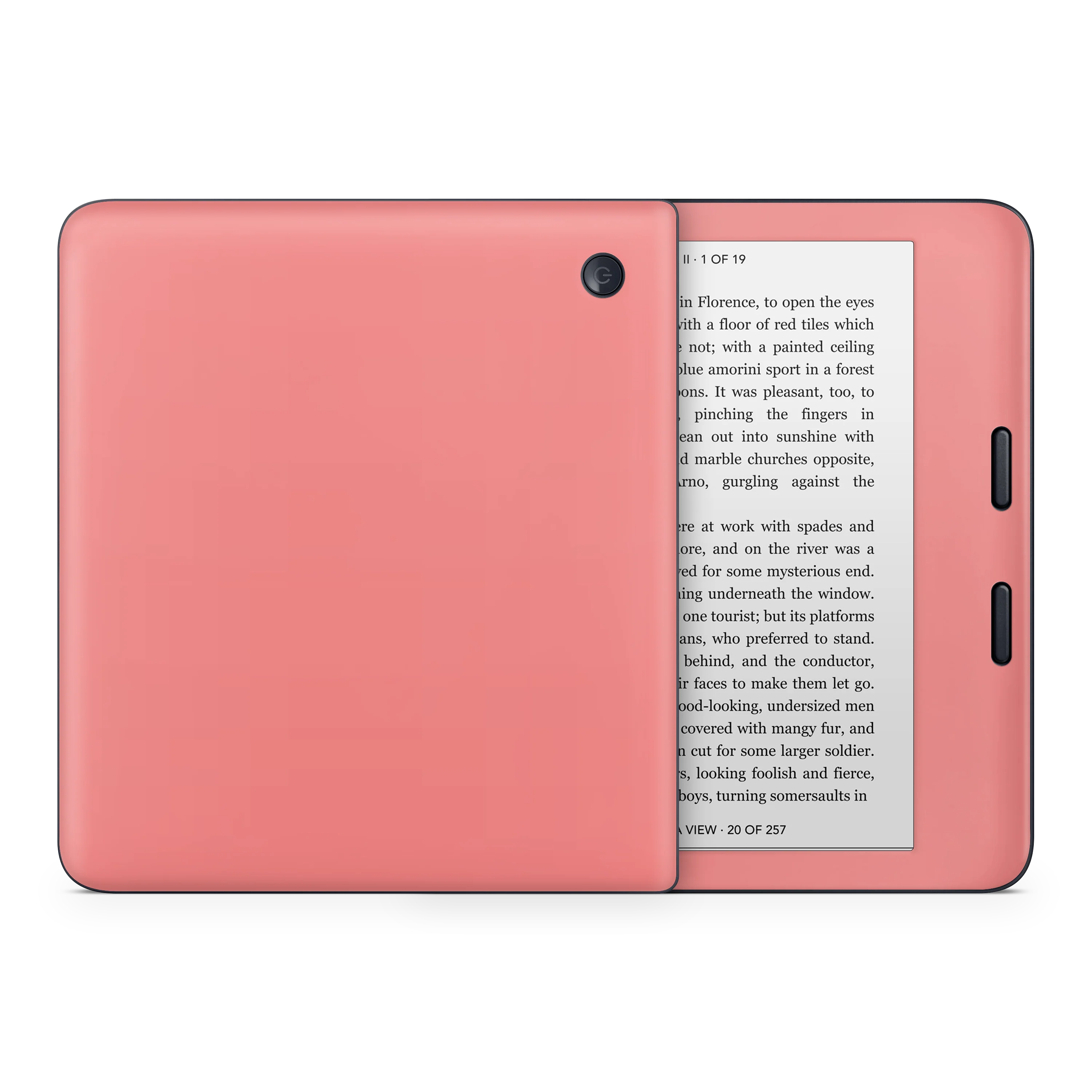 Light Coral Kobo eReader Skin - Image 2