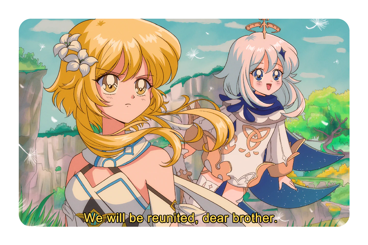 Lumine and Paimon