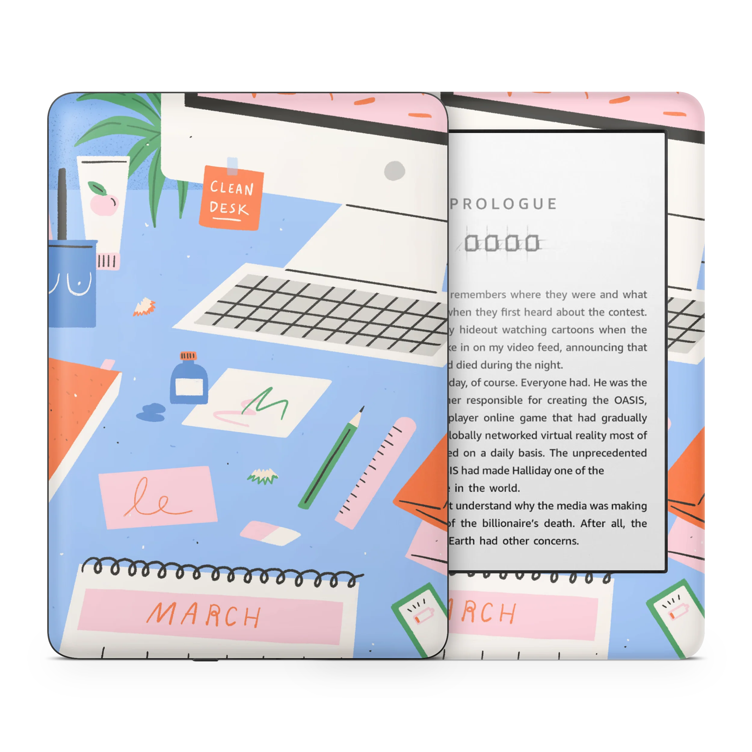 Messy Desk Kindle Skin - Image 2