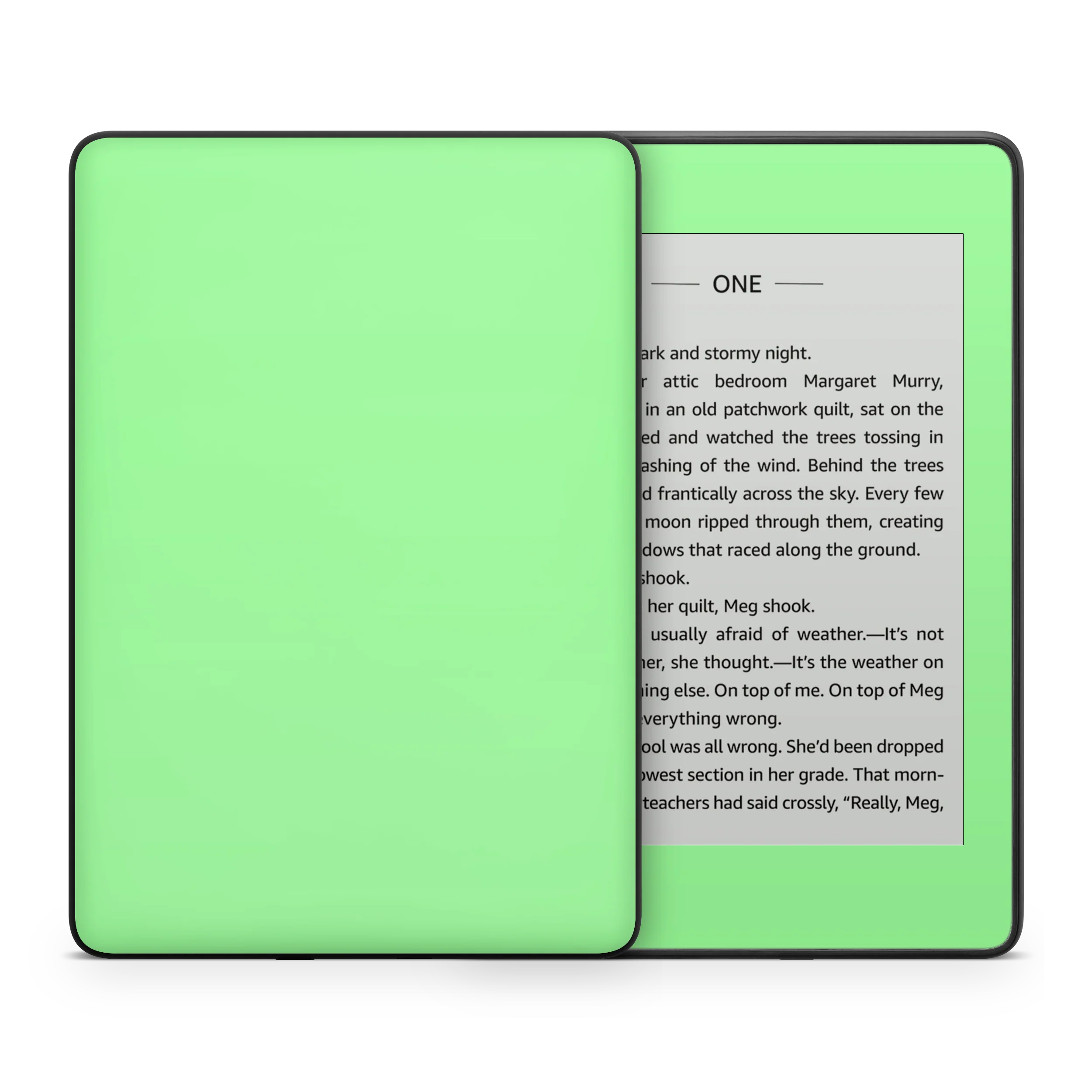Mint Green Kindle eReader Skin - Image 3