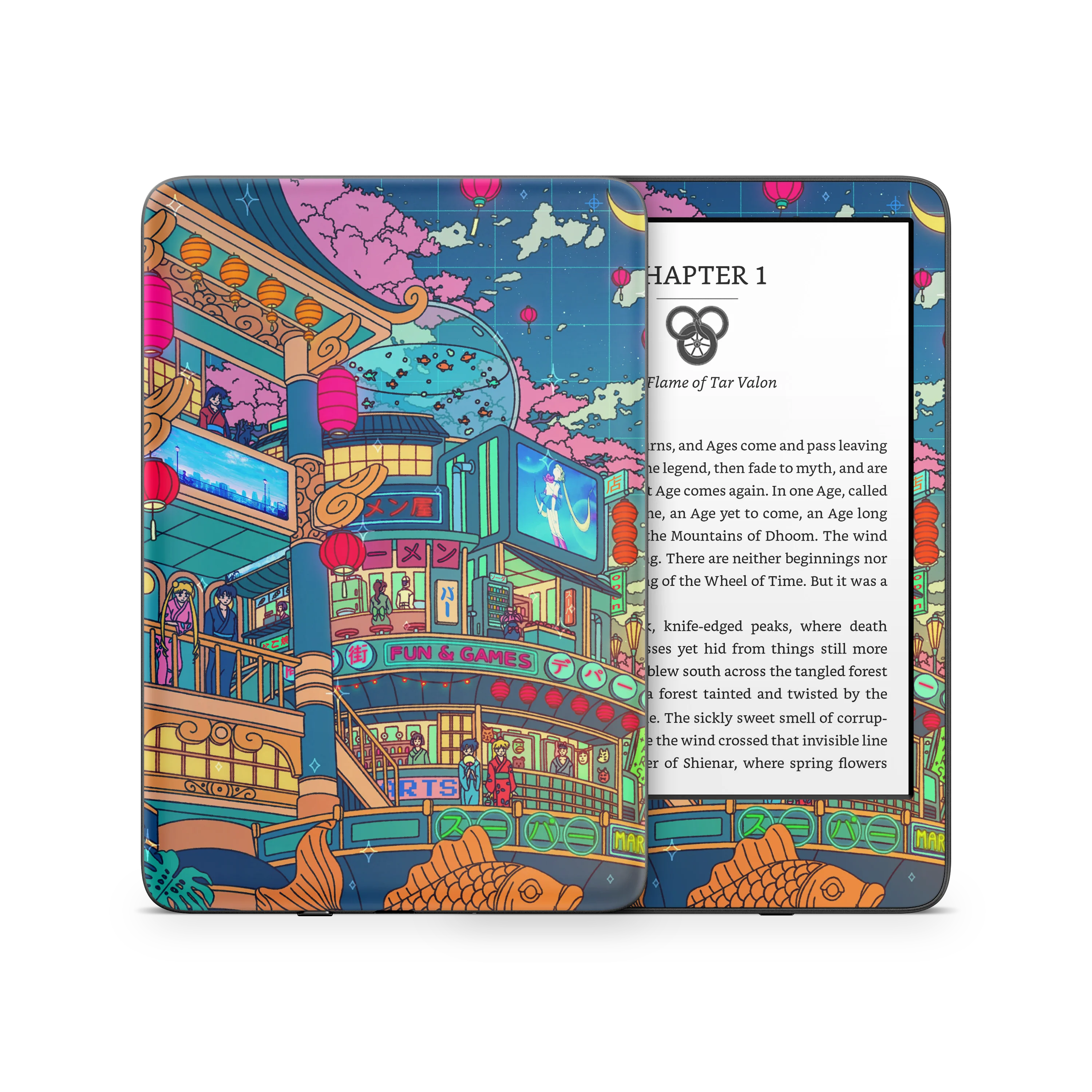 Moon festival Kindle Skin