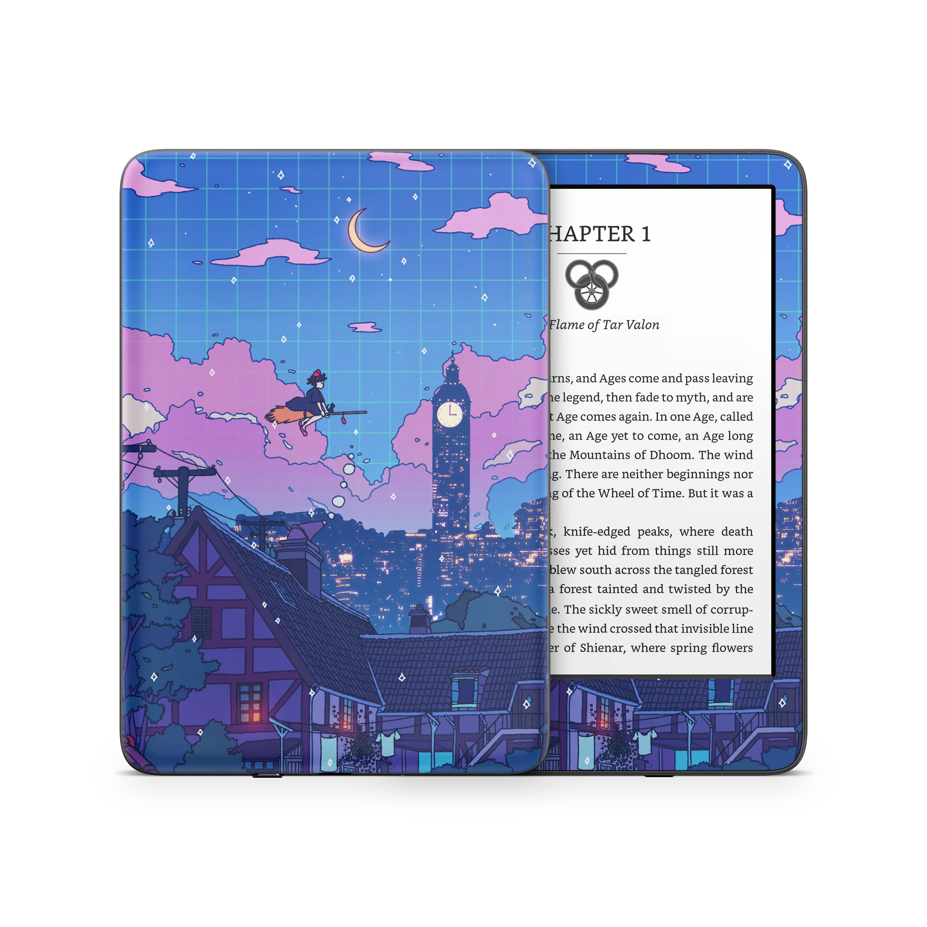 Night Flight Kindle Skin