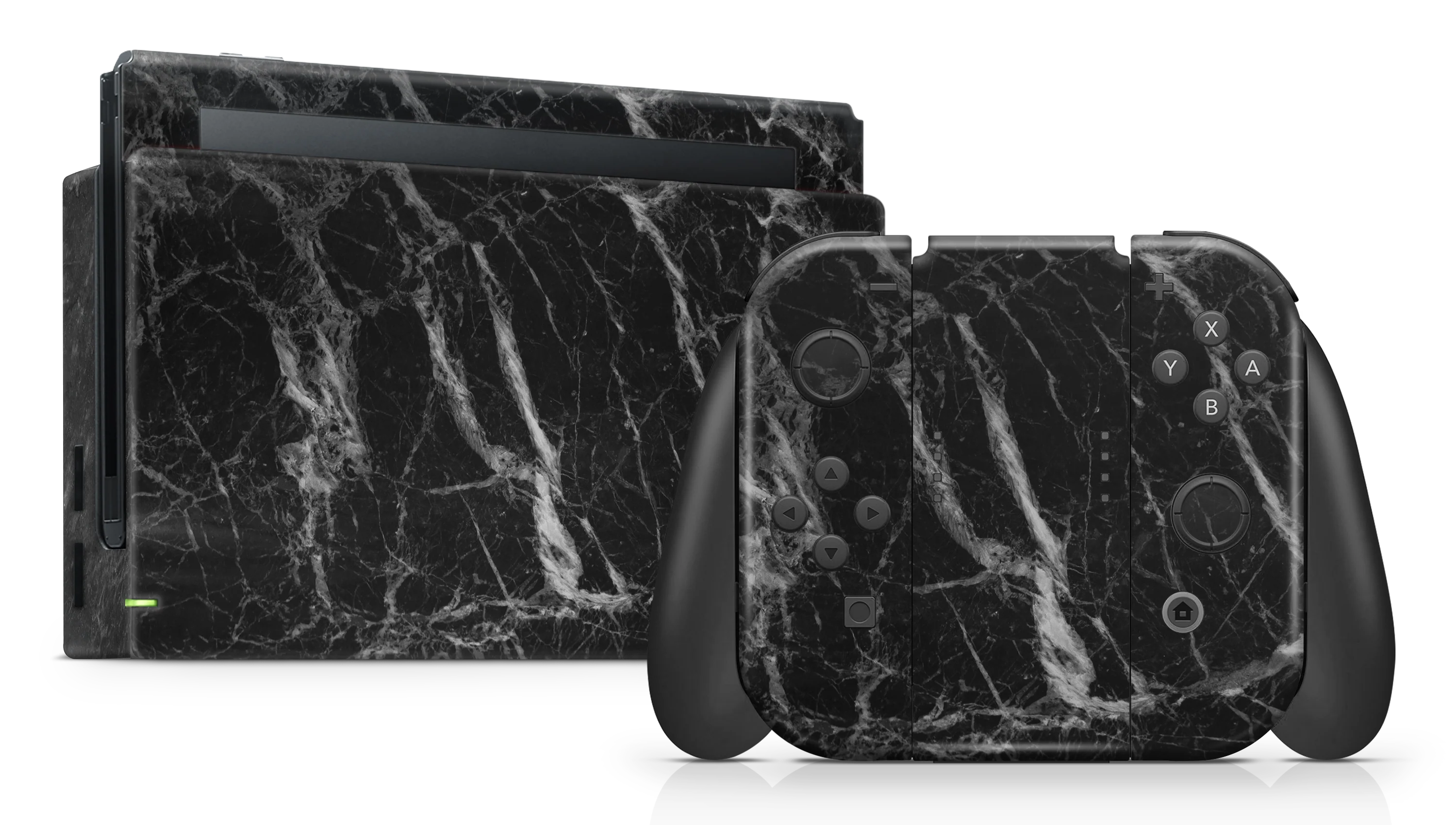 Nintendo Switch 17 Skin Black Marble
