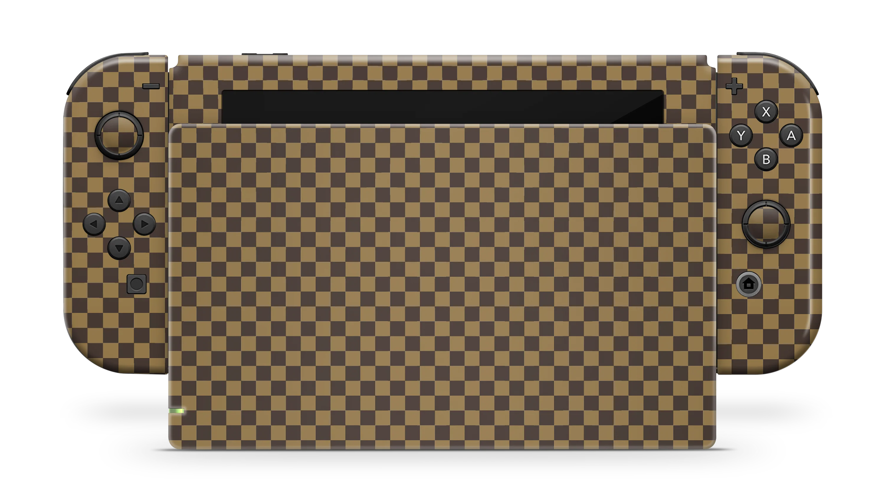 Nintendo Switch 17 Skin Checkers brown - Image 2