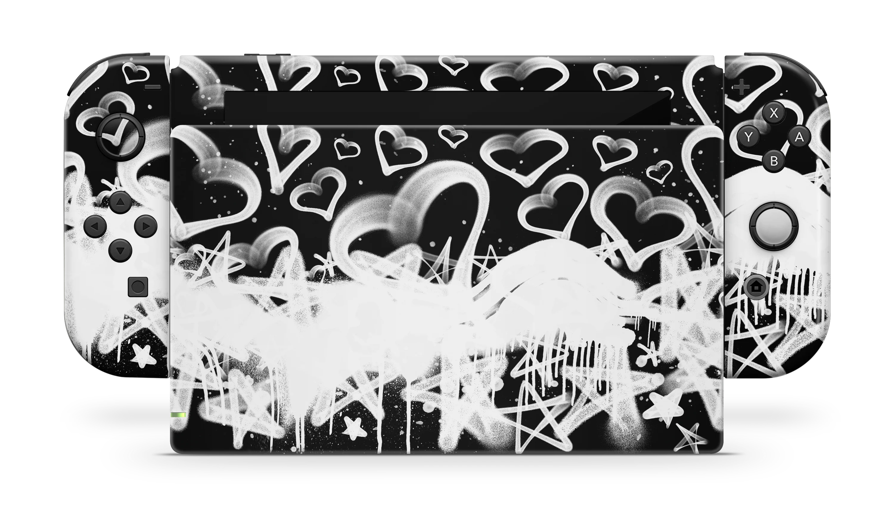 Nintendo Switch 17 Skin Hearts and Stars - Image 2