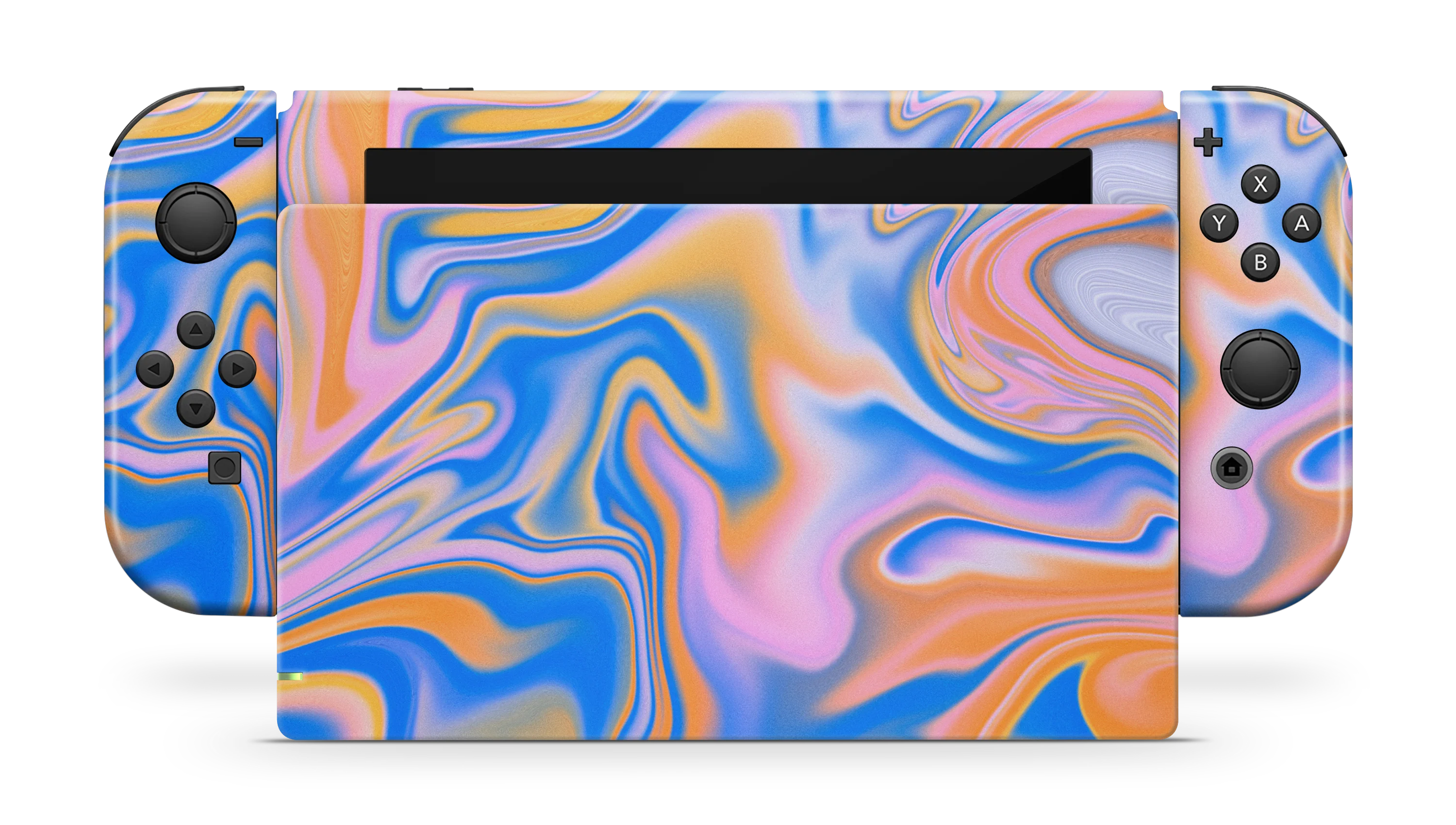 Nintendo Switch 2017 Skin Blue Liquid - Image 2